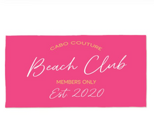 Load image into Gallery viewer, Cabo Couture Beach Club Beach Towel